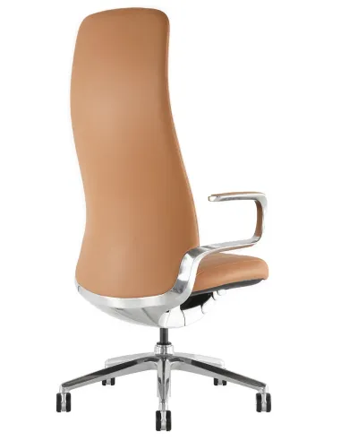 Крісло KRESLALUX LELLA LIGHT BROWN для керівника, шкіряне - купити Київ, Дніпро, Одеса, Львів, Харків