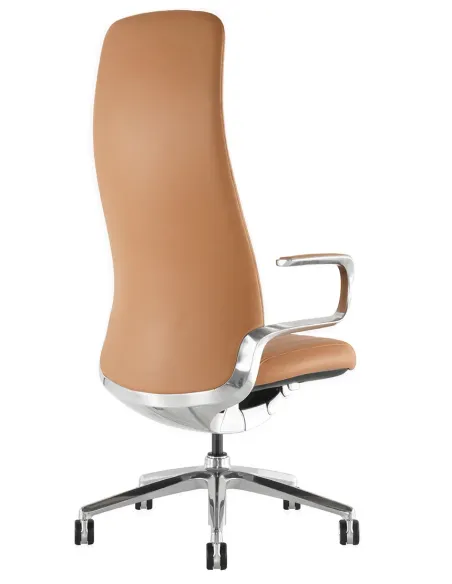 Кресло KRESLALUX LELLA LIGHT BROWN для руководителя, кожаное - купить Киев, Днепр, Одесса, Львов, Харьков