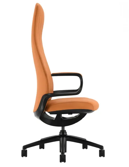Крісло KRESLALUX LELLA BL LIGHT BROWN для керівника, шкіряне - купити Київ, Дніпро, Одеса, Львів, Харків