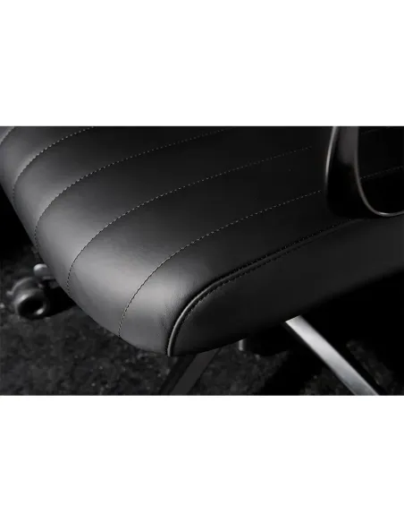 Крісло KRESLALUX LELLA VISITOR BLACK , шкіряне - купити Київ, Дніпро, Одеса, Львів, Харків