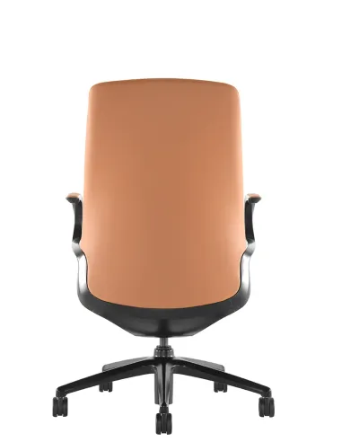 Крісло KRESLALUX LELLA BL VISITOR LIGHT BROWN, шкіряне - купити Київ, Дніпро, Одеса, Львів, Харків