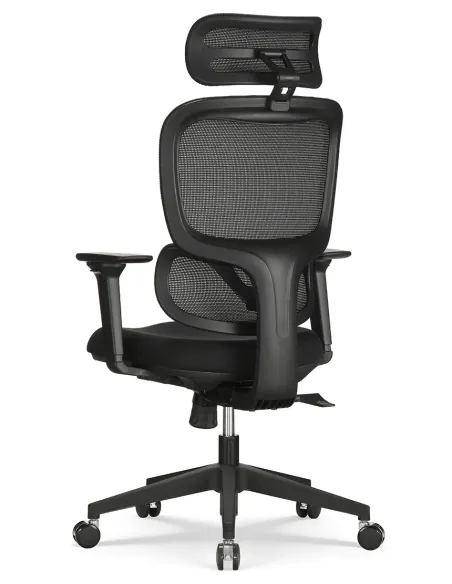 Крісло HOOKAY FOCORA BLACK (FCM-F01) для оператора, ергономічне - купити Київ, Дніпро, Львів, Харків, Одеса
