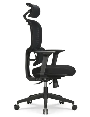 Крісло HOOKAY FOCORA BLACK (FCM-F01) для оператора, ергономічне - купити Київ, Дніпро, Львів, Харків, Одеса