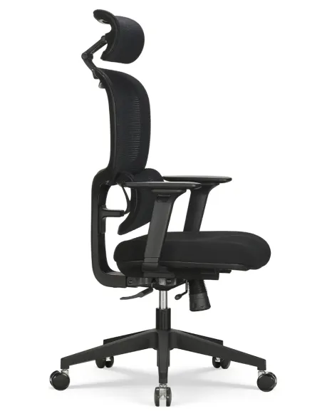 Крісло HOOKAY FOCORA BLACK (FCM-F01) для оператора, ергономічне - купити Київ, Дніпро, Львів, Харків, Одеса
