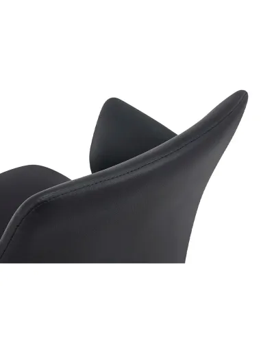 Конференц-крісло KRESLALUX FOCUS B2416 Black, шкіряне | Kreslalux