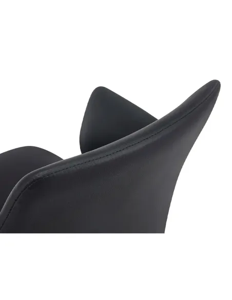 Конференц-крісло KRESLALUX FOCUS B2416 Black, шкіряне | Kreslalux
