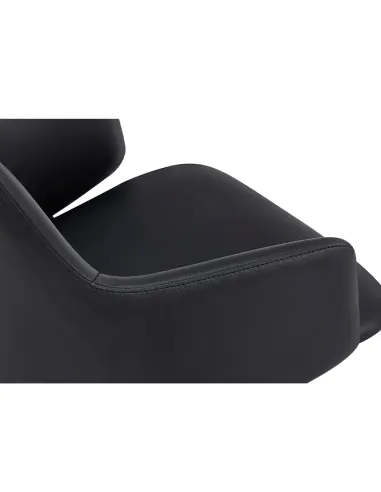 Конференц-кресло KRESLALUX FOCUS B2416 Black, кожаное | Kreslalux
