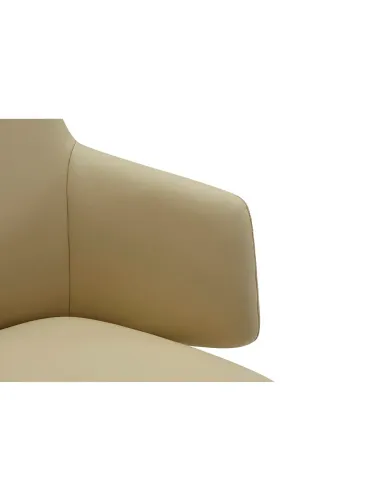 Конференц-крісло KRESLALUX FOCUS B2416 Beige, шкіряне | Kreslalux
