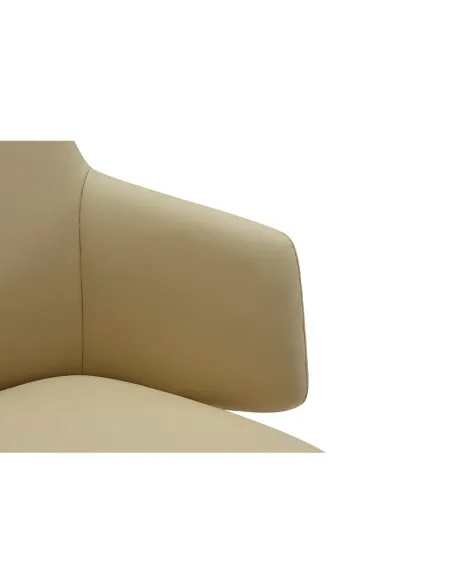 Конференц-кресло KRESLALUX FOCUS B2416 Beige, кожаное | Kreslalux