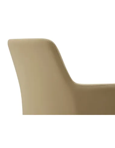 Конференц-крісло KRESLALUX FOCUS B2416 Beige, шкіряне | Kreslalux