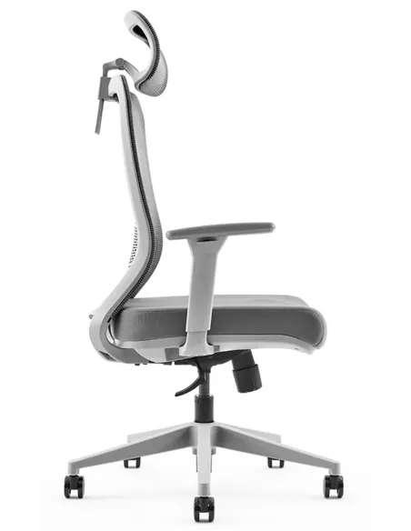 Кресло KRESLALUX BEACON GREY, эргономичное - купить Киев, Днепр, Одесса, Львов, Харьков