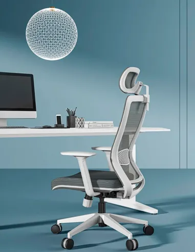 Крісло KRESLALUX BEACON GREY, ергономічне - купити Київ, Дніпро, Одеса, Львів, Харків