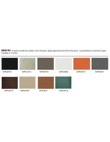 Конференц-крісло KRESLALUX CLARK B2401 Brown, шкіряне | Kreslalux