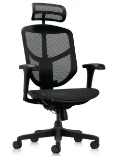 Кресло  ENJOY BUDGET 2 NEW BLACK MESH эргономичное