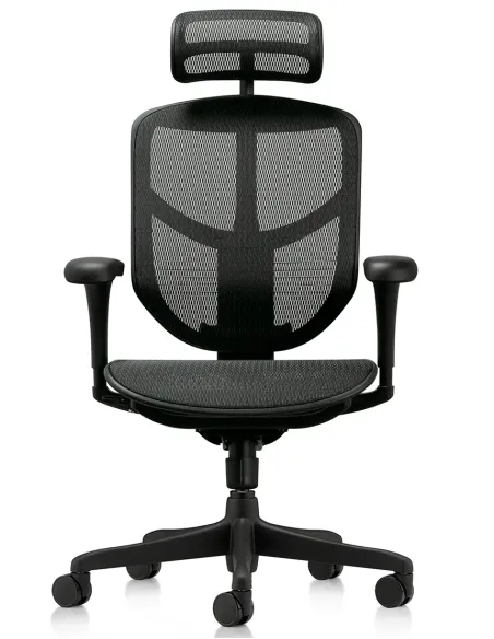 Крісло ENJOY BUDGET 2 NEW BLACK MESH ергономічне