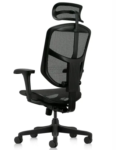 Кресло  ENJOY BUDGET 2 NEW BLACK MESH эргономичное