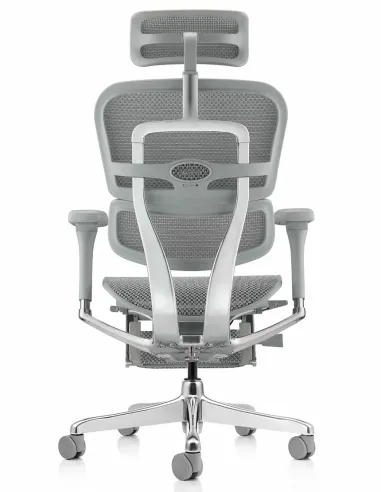 Крісло ERGOHUMAN ELITE 2 (EHE2-AG-HAM-5D-L-LM, сітка T-168-B2 Natural), ергономічне, з підставкою під ноги