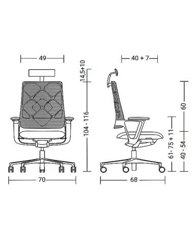Крісло KLOBER CONNEX SIGNATURE STONE GREY EDITION