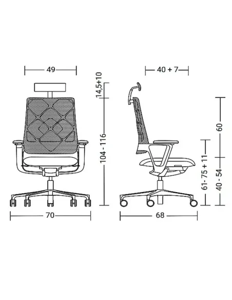 Крісло KLOBER CONNEX SIGNATURE STONE GREY EDITION