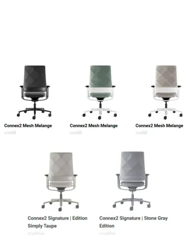 Крісло KLOBER CONNEX SIGNATURE STONE GREY EDITION