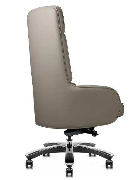 Крісло KRESLALUX CROWN 01 LIGHT BROWN для керівника, шкіряне
