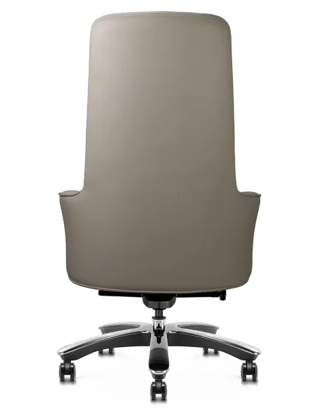 Крісло KRESLALUX CROWN 01 LIGHT BROWN для керівника, шкіряне