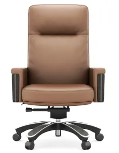 Кресло KRESLALUX MARQUIS 01 LIGHT BROWN для руководителя, кожаное 2