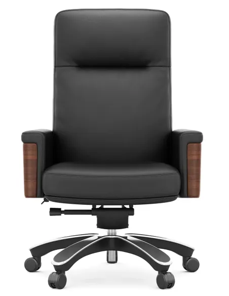 Крісло KRESLALUX MARQUIS 01 BLACK для керівника, шкіряне