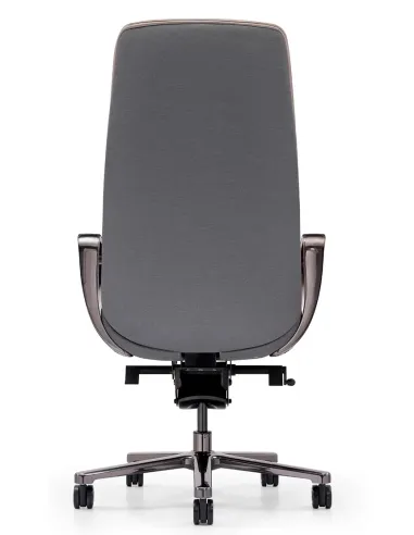 Кресло KRESLALUX TORNA 01 GREY & BEIGE для руководителя, кожаное