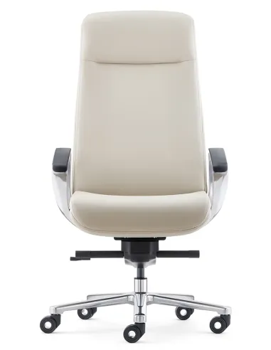 Крісло KRESLALUX TORNA 01 BEIGE для керівника, шкіряне