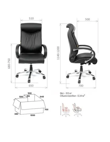 Кресло CHAIRMAN 420 для руководителя