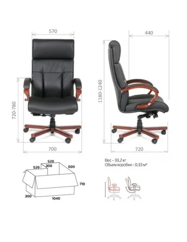 Кресло CHAIRMAN 421 для руководителя