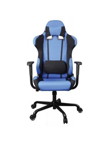 Кресло Бюрократ 771/BLUE+BL для руководителя, синий/черный