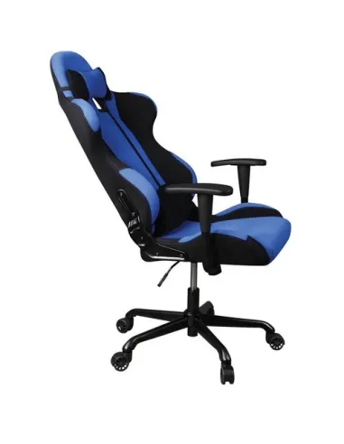 Кресло Бюрократ 771/BLUE+BL для руководителя, синий/черный