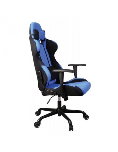 Кресло Бюрократ 771/BLUE+BL для руководителя, синий/черный