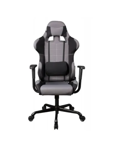 Кресло Бюрократ 771/GREY+BL для руководителя, серый/черный