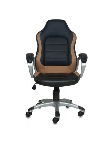 Кресло Бюрократ CH-825S/BLACK+BG для руководителя, черный/бежевый