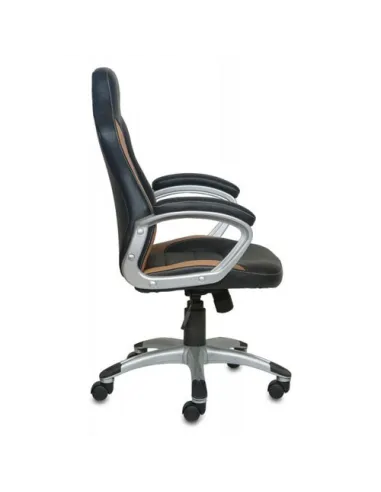 Кресло Бюрократ CH-825S/BLACK+BG для руководителя, черный/бежевый