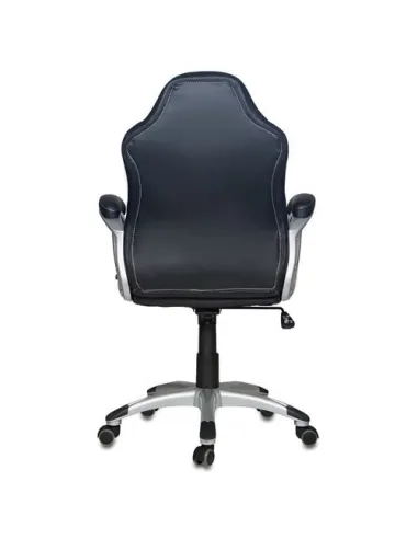 Кресло Бюрократ CH-825S/BLACK+BL для руководителя, черный/синий
