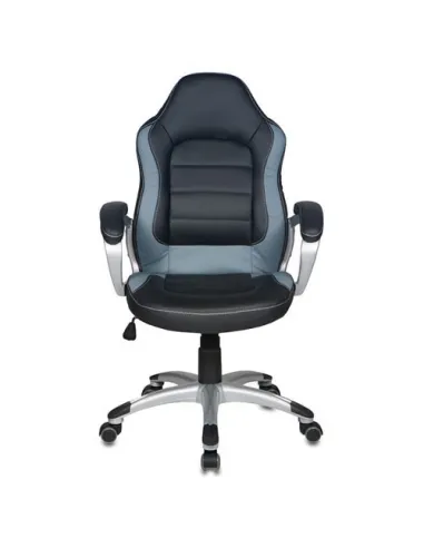 Кресло Бюрократ CH-825S/BLACK+GR для руководителя, черный/серый