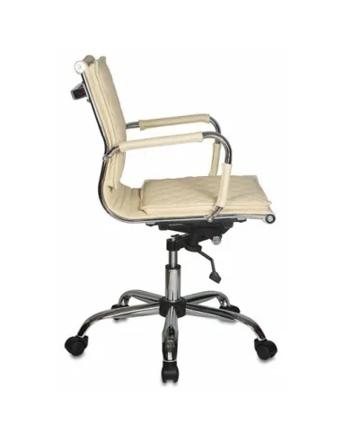 Кресло Бюрократ CH-991-LOW/IVORY для руководителя, цвет слоновая кость