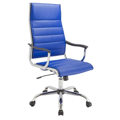 Кресло Бюрократ CH-994/BLUE для руководителя, цвет синий