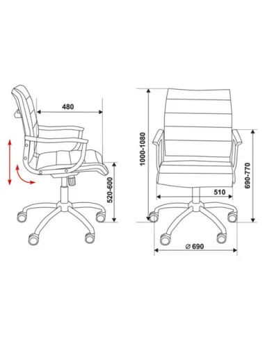 Кресло Бюрократ CH-994AXSN/IVORY для руководителя, цвет слоновая кость