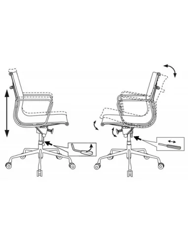 Кресло Бюрократ CH-996-Low/BLACK для руководителя, цвет черный