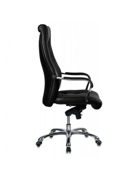 Кресло Бюрократ _Boss/BLACK для руководителя, цвет черный