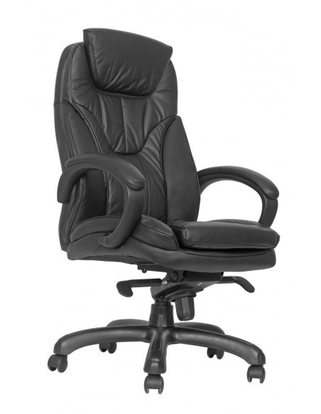Кресло для руководителя PART-COM Монтана, черное, усиленное (до 250 кг)