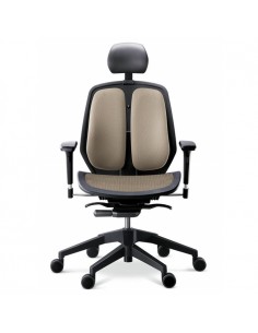 Кресло DUOREST Alpha A80H для руководителя, ортопедическое, цвет бежевый 2