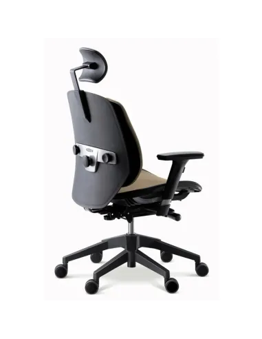 Кресло DUOREST Alpha A80H для руководителя, ортопедическое, цвет бежевый