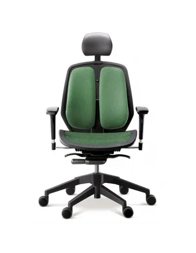 Кресло DUOREST Alpha A80H для руководителя, ортопедическое, цвет зеленый