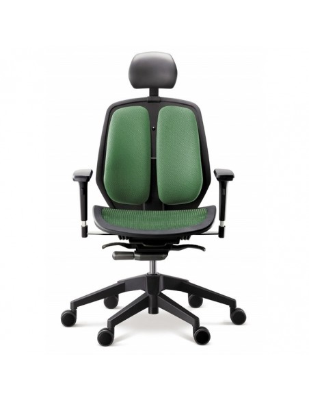Кресло DUOREST Alpha A80H для руководителя, ортопедическое, цвет зеленый